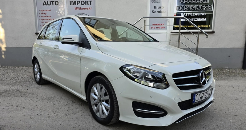 Mercedes-Benz Klasa B cena 69990 przebieg: 49730, rok produkcji 2018 z Sędziszów małe 191